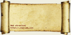 Nevena Bjeletić vizit kartica